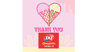 Thank you Dairy Queen